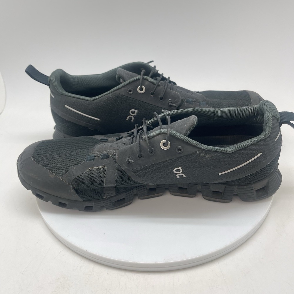On Cloud 5 Sneakers Womens 10.5 19.99986 Black Waterproof Running Gym Shoes - Picture 9 of 13